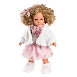 Llorens 53542 ELENA - realistická panenka s měkkým látkovým tělem - 35 cm