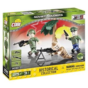 Cobi 3 figúrky s doplnkami Sovietska armáda, 25 k