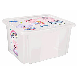 Úložný box s víkem velký Peppa 45l