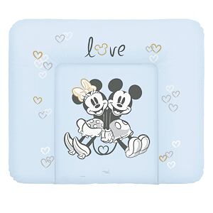 CEBA Podložka přebalovací měkká na komodu (85x72) Disney Minnie & Mickey Blue