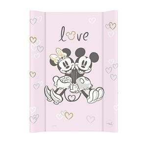 CEBA Podložka prebaľovacia s pevnou doskou COMFORT (50x70) Disney Minnie & Mickey Pink