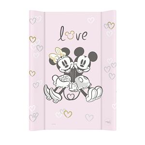 CEBA Podložka přebalovací s pevnou deskou COMFORT (50x70) Disney Minnie & Mickey Pink