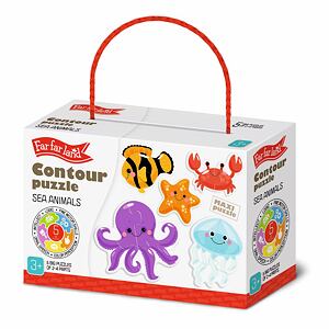 Kids Do Outline puzzle - mořská zvířata