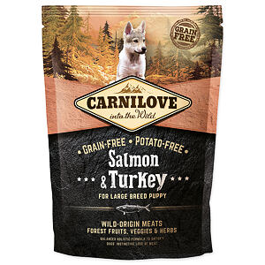 CARNILOVE Salmon & Turkey for Large Breed Puppy 1,5 kg