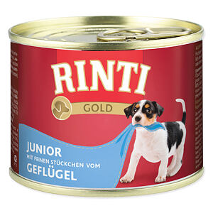 Konzerva RINTI Gold Junior hydinová 185 g