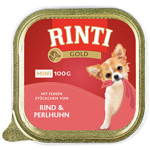 Vanička RINTI Gold Mini hovädzia + perlička 100 g