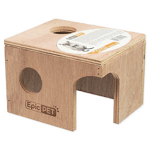 Domček EPIC PET drevený M 16 cm