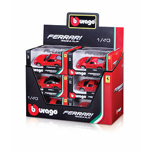 43BB36100 Bburago 1:43 Ferrari (2x12 DISPLAY) 24ks ASST - poškozený obal