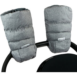 7AM Enfant RUKAVICE na kočárek Heather Grey