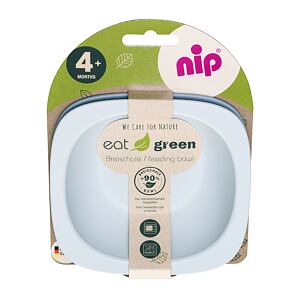 NIP GREEN line miska, 2ks, blue/light blue