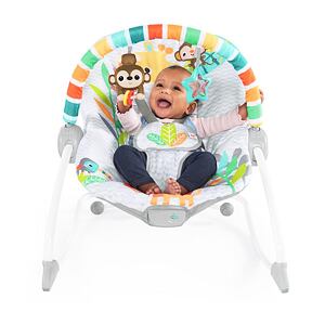 BRIGHT STARTS Hojdačka vibrujúca Safari Blast 0 m+, do 18 kg, 2019