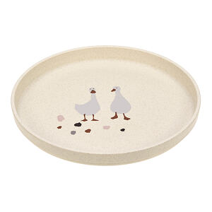 Lässig Plate PP/Cellulose Tiny Farmer Sheep/Goose nature dětský talíř
