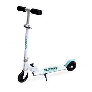 QKIDS Koloběžka FLO aluminium modro bílá