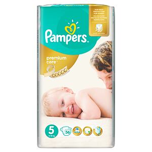 Pampers Premium Care Vel. 5, 56 ks