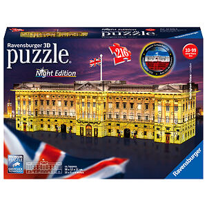 Ravensburger puzzle Buckinghamský palác (Nočná edícia) 216 dielikov