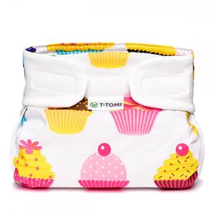 T-TOMI Ortopedické abdukční kalhotky - suchý zip, cup cakes