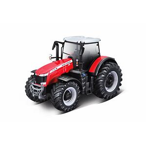 Bburago 10cm Farm Traktor na setrvačník Massey Ferguson 8740S