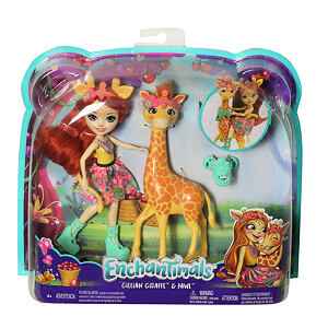 Mattel ENCHANTIMALS BÁBIKA S VEĽKÝM ZVIERATKOM, viac druhov