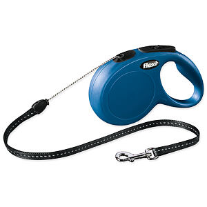 Vodítko FLEXI Classic New lanko modré S - 8 m 1 ks