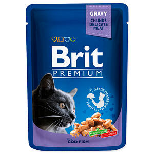 Kapsička BRIT Premium Cat Cod Fish 100 g