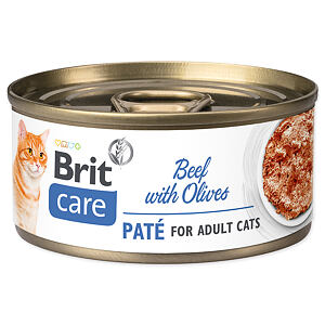 Konzerva BRIT Care Cat Beef Paté with Olives 70 g