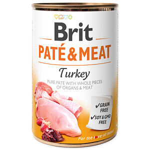 Konzerva BRIT Paté & Meat Turkey 400 g
