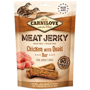 CARNILOVE Jerky Snack Chicken with Quail Bar 100 g