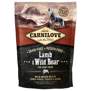 CARNILOVE Lamb & Wild Boar for Dog Adult 1,5 kg