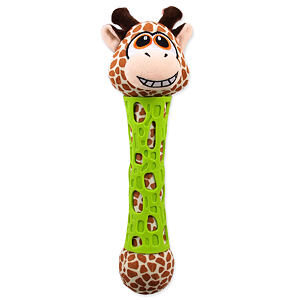 Hračka BeFUN TPR+plyš žirafa puppy 39 cm 1 ks