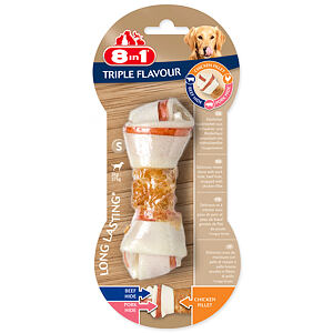 Kosti žuvacie 8in1 Triple Flavour S 1 ks