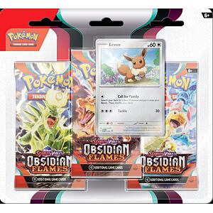 Pokémon TCG: SV03 Obsidian Flames - 3 Blister Booster