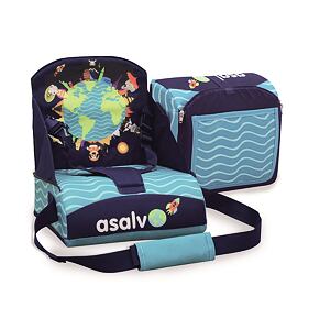 ASALVO Booster na jídelní židli ANYWHERE ANIMALS OF THE WORD