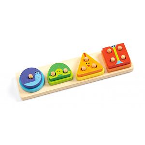 DJECO Puzzle - 1,2,3,4 základní