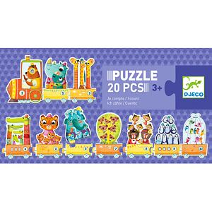 DJECO Trio Puzzle Koľko nás je?
