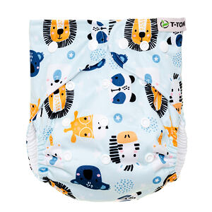 T-tomi Nohavičková plienka AIO - prebaľovací set patentky, animals