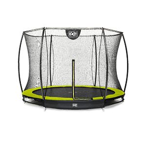 EXIT TOYS Silhouette pozemní trampolína ø244cm s ochrannou sítí - zelená