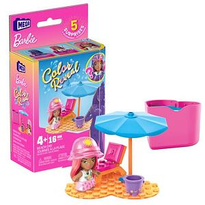 MEGA CONSTRUX BARBIE COLOR REVEAL MIKROBÁBIKA ASST