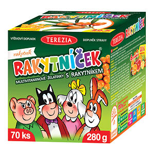 TEREZIA RAKYTNÍČEK želatínky ORIGINÁL 70 ks