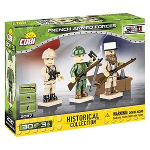 COBI 3 figurky s doplňky French Armed Forces, 30 k