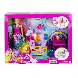 BARBIE PRINCEZNA A DUHOVÝ JEDNOROŽEC HERNÍ SET