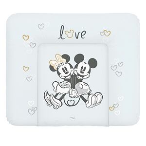 CEBA Podložka prebaľovacia mäkká na komodu (85x72) Disney Minnie & Mickey Grey