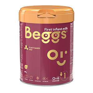 Beggs 1 počiatočné mlieko (800 g)