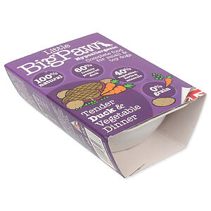 Vanička LITTLE BIGPAW Dog kačica & zelenina 150 g