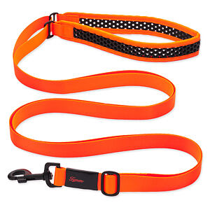 Vodítko TAMER Softy predlžovací - šírka 2,8 cm - oranžovočierne 400 cm