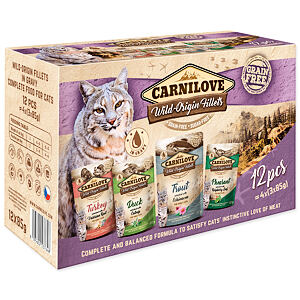 Kapsičky CARNILOVE Cat pouch multipack (12x85g) 1020 g