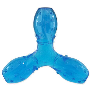 Hračka DOG FANTASY STRONG vrtuľa s vôňou slaniny modrá 15cm 1 ks