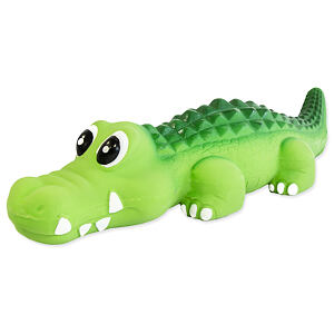 Hračka DOG FANTASY Latex krokodíl so zvukom 21 cm 1 ks