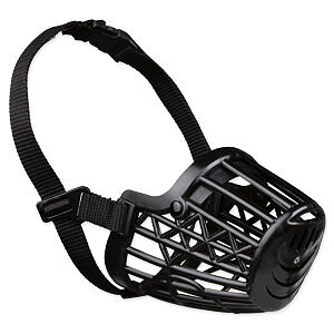 Náhubok TRIXIE plastový čierny L 32 cm