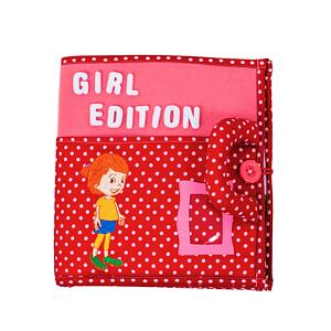 Interaktívna detská knižka Quiet Book Girl