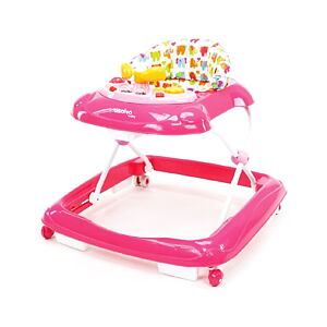 Asalvo BABY WALKER chodítko pink elephants